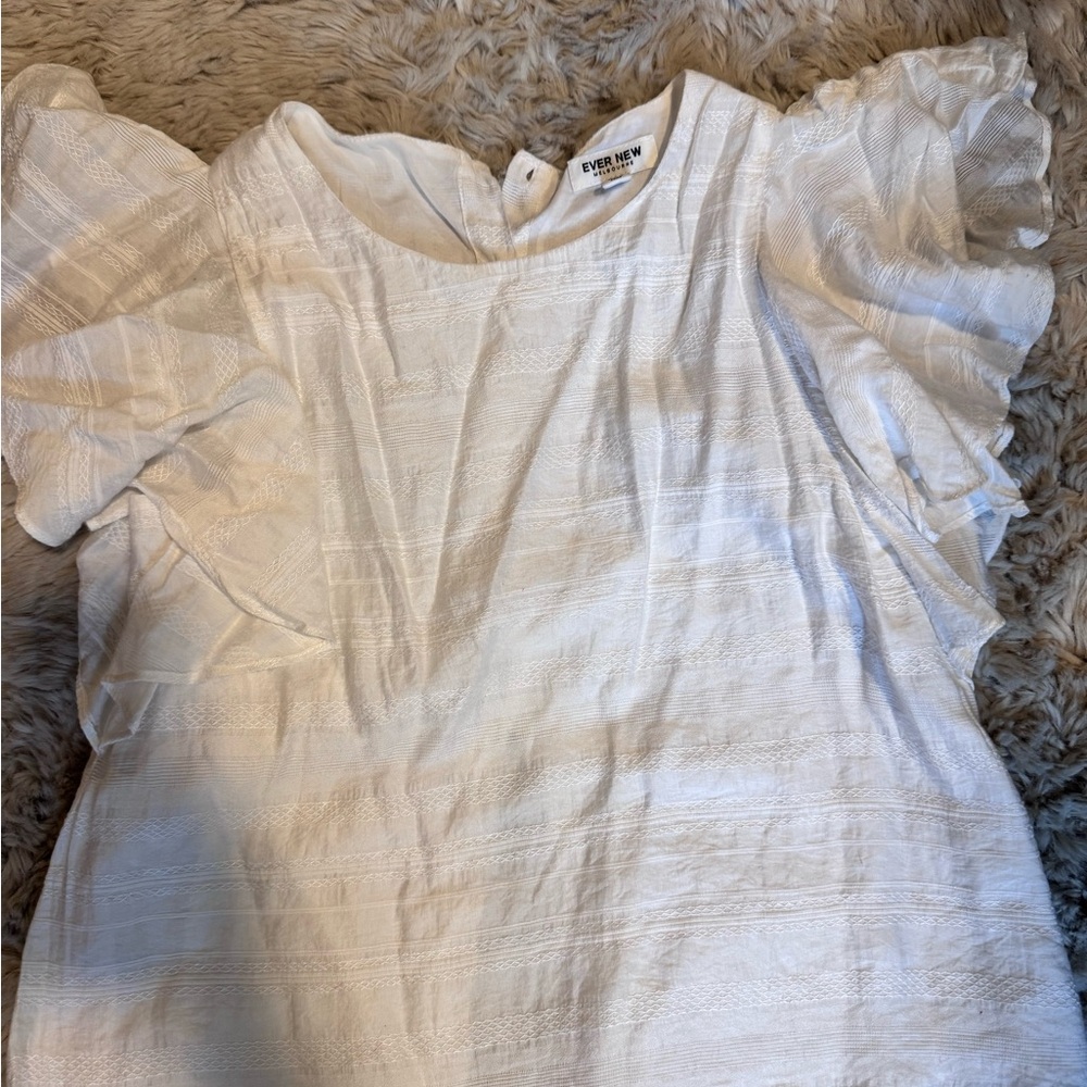 Evernew ruffle sleeve blouse